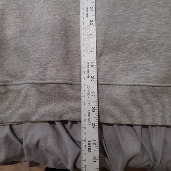 Wilfull Wear Men Oversized SZ Med Grey green hoodie w/mountains and Bigfoot PNW - Picture 6 of 9